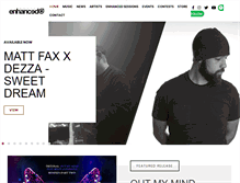 Tablet Screenshot of enhancedmusic.com